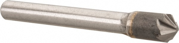 Hertel 336-004080 5/16" Head Diam, 1/4" Shank Diam, 6 Flute 100° Solid Carbide Countersink Image