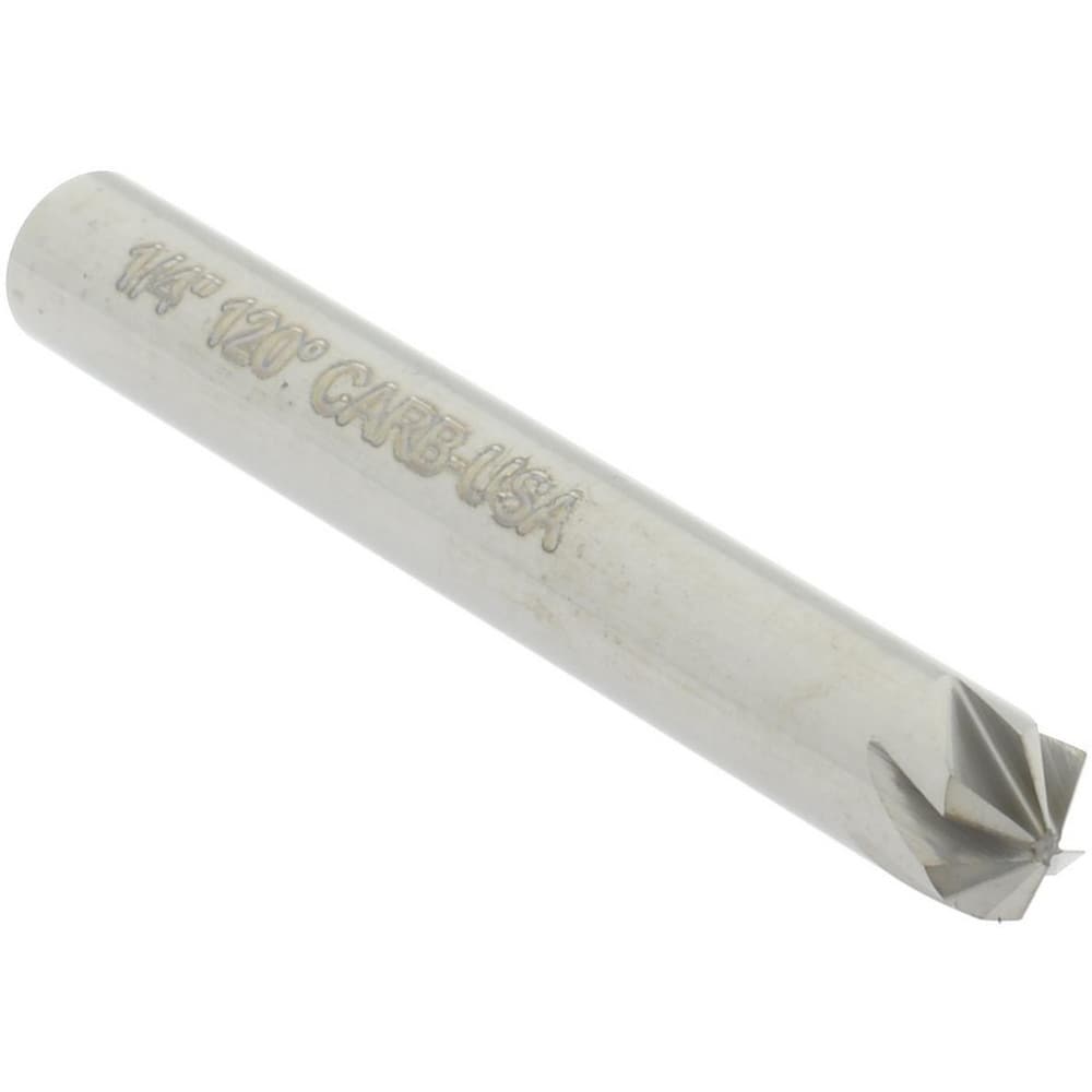 Hertel 336-003090 Countersink: 1/4" Head Dia, 120 ° Included Angle, 6 Flutes, Carbide Image