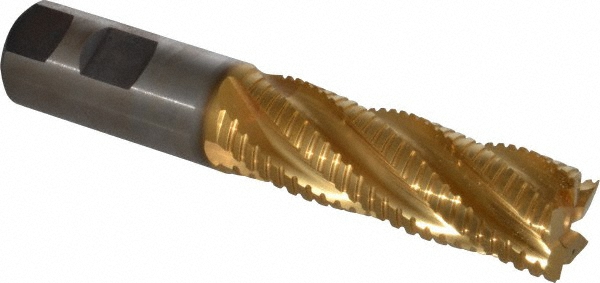 Hertel 25522 1" Diam 5-Flute Cobalt Square Roughing & Finishing End Mill Image