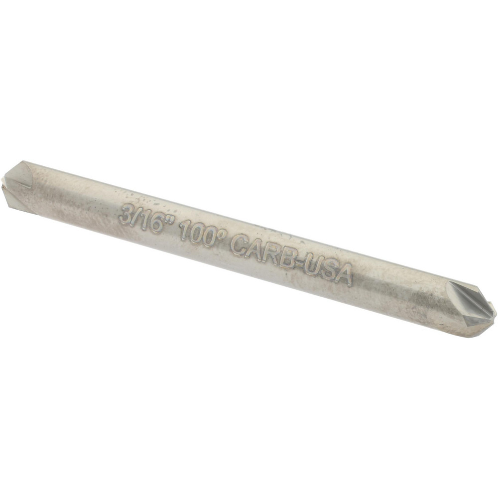 Hertel 334-202080 3/16" Head Diam, 3/16" Shank Diam, 4 Flute 100&deg; Solid Carbide Countersink Image