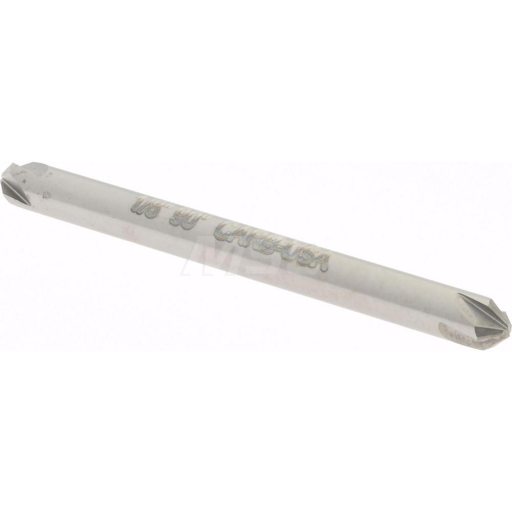Hertel 334-301070 1/8" Head Diam, 1/8" Shank Diam, 4 Flute 90&deg; Solid Carbide Countersink Image