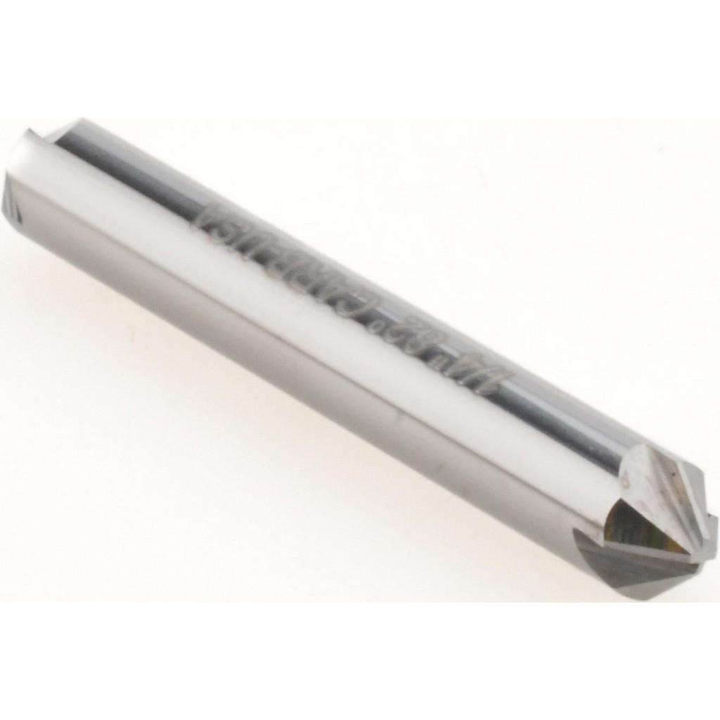 Hertel 334-303060 1/4" Head Diam, 1/4" Shank Diam, 4 Flute 82&deg; Solid Carbide Countersink Image