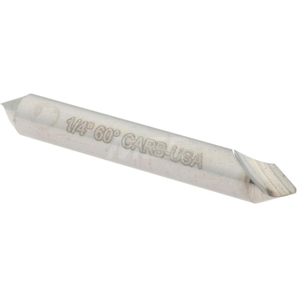 Hertel 331-203050 1/4" Head Diam, 1/4" Shank Diam, 1 Flute 60&deg; Solid Carbide Countersink Image