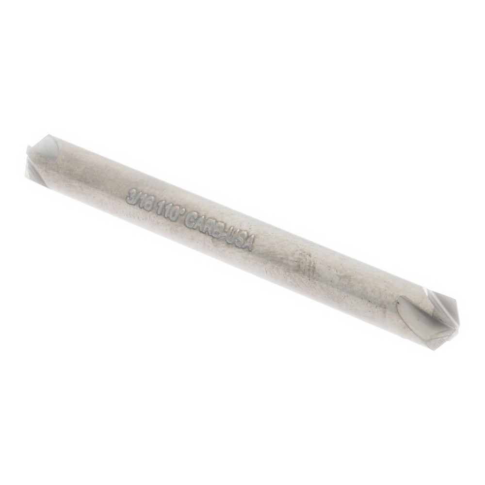 Hertel 89334551 3/16" Head Diam, 3/16" Shank Diam, 4 Flute 110&deg; Solid Carbide Countersink Image