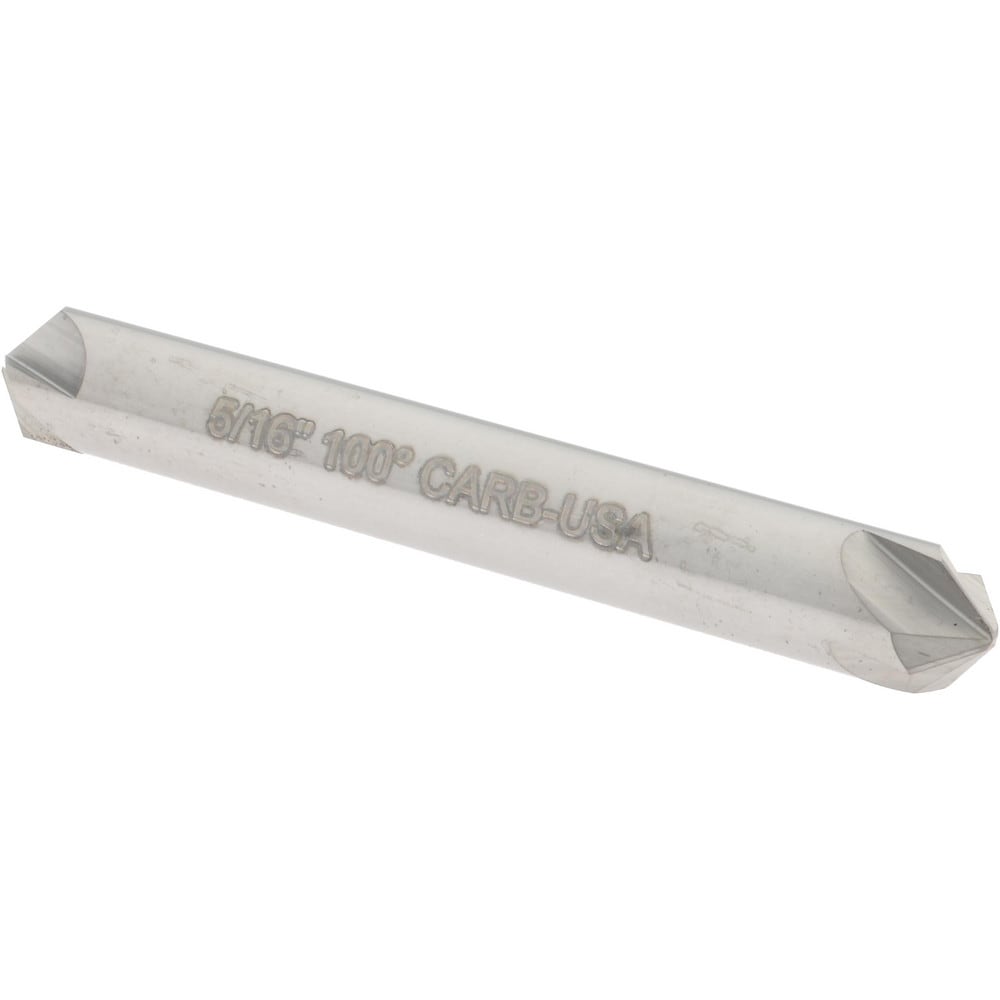 Hertel 334-304080 5/16" Head Diam, 5/16" Shank Diam, 4 Flute 100° Solid Carbide Countersink Image