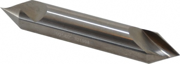 Hertel 331-206050 1/2" Head Diam, 1/2" Shank Diam, 1 Flute 60° Solid Carbide Countersink Image