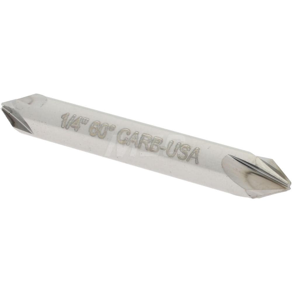 Hertel 334-203050 1/4" Head Diam, 1/4" Shank Diam, 4 Flute 60° Solid Carbide Countersink Image