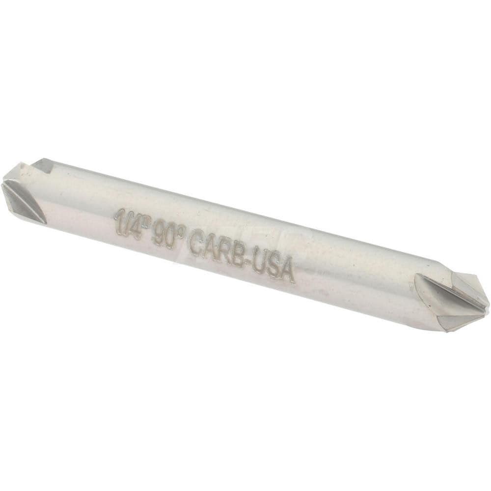 Hertel 334-203070 1/4" Head Diam, 1/4" Shank Diam, 4 Flute 90° Solid Carbide Countersink Image