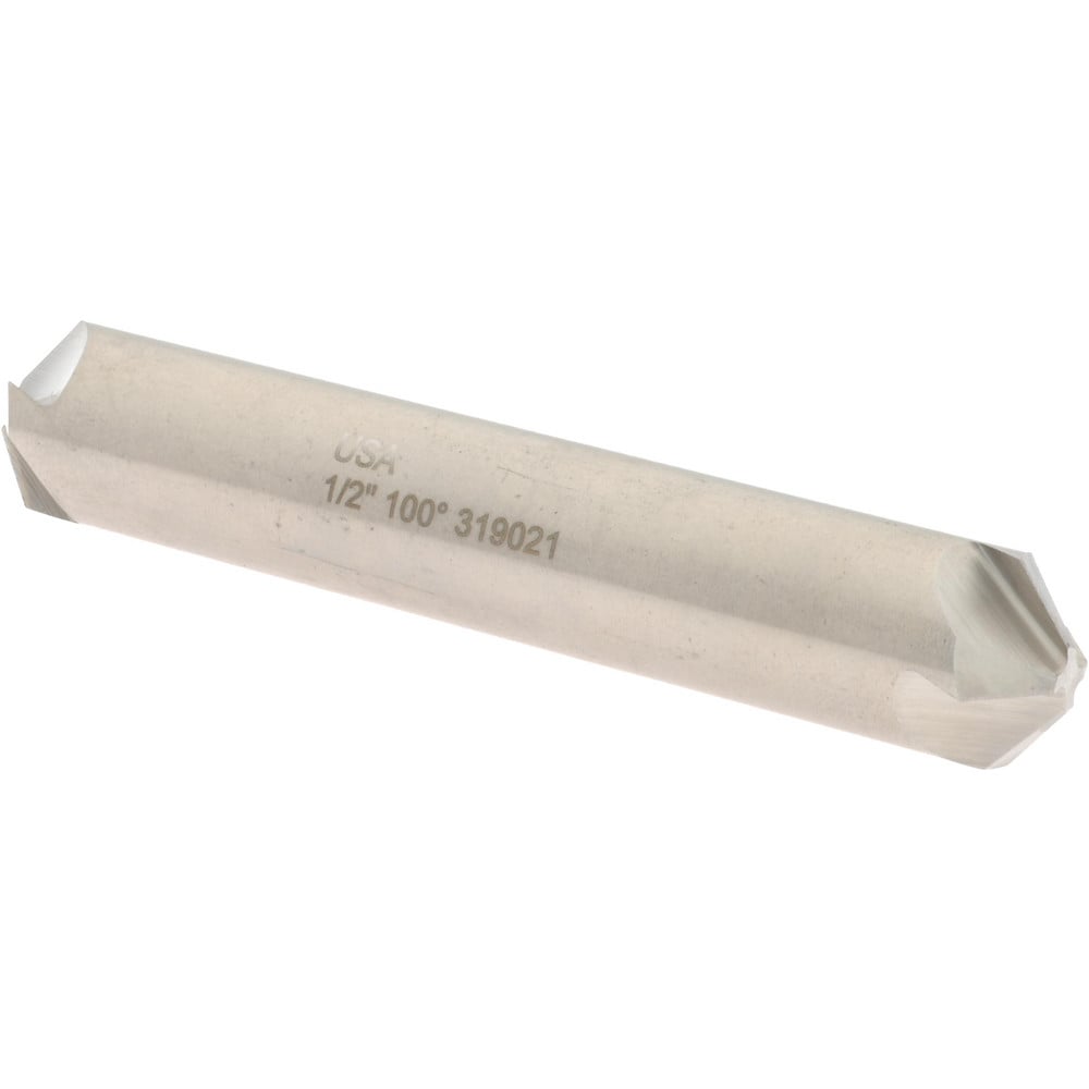 Hertel 18777 1/2" Head Diam, 1/2" Shank Diam, 4 Flute 100° High Speed Steel Countersink Image