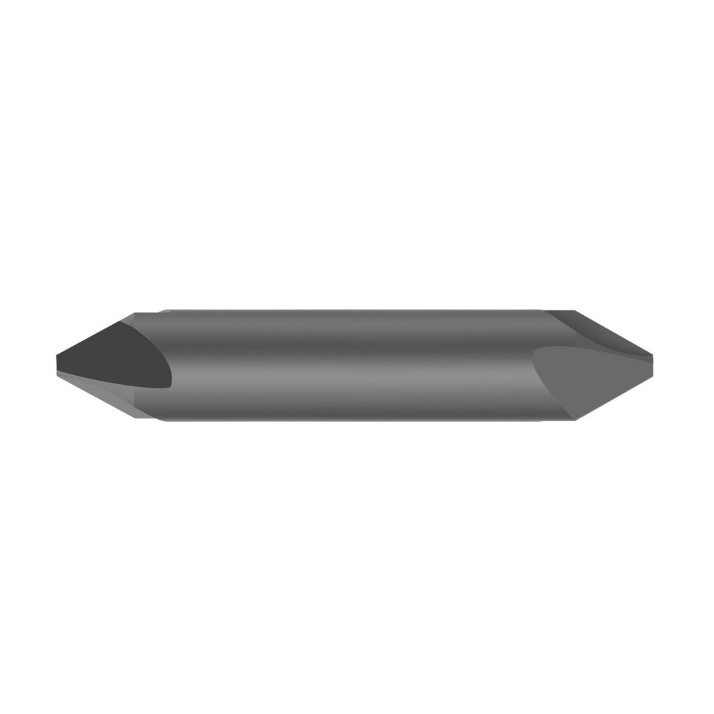 Hertel Countersink: 5/8" Head Dia, 100 deg Included Angle, 4 Flute, High-Speed Steel - 5/8" Shank Dia, 3-1/4" OAL, Bright (Polished) Finish