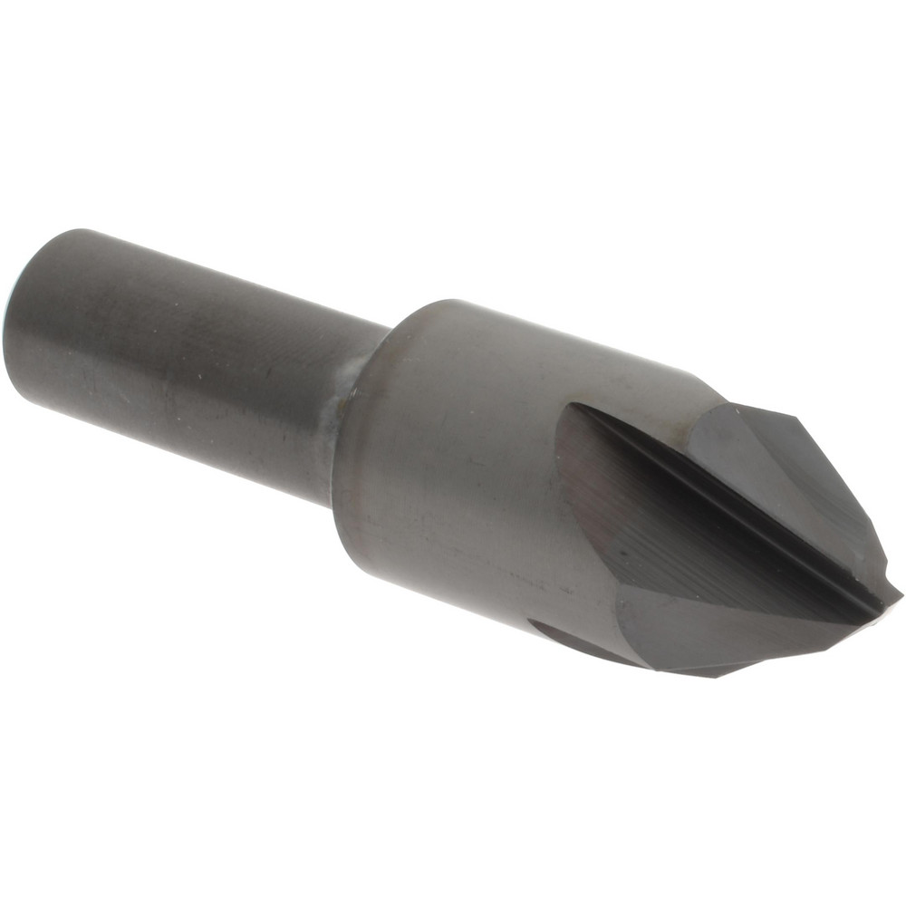 Hertel 18652 3/4" Head Diam, 1/2" Shank Diam, 4 Flute 60&deg; High Speed Steel Countersink Image