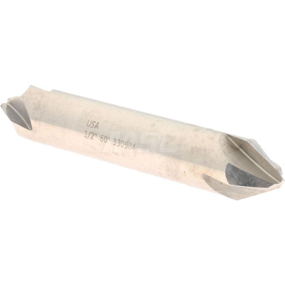 Hertel 18772 1/2" Head Diam, 1/2" Shank Diam, 4 Flute 60° High Speed Steel Countersink Image