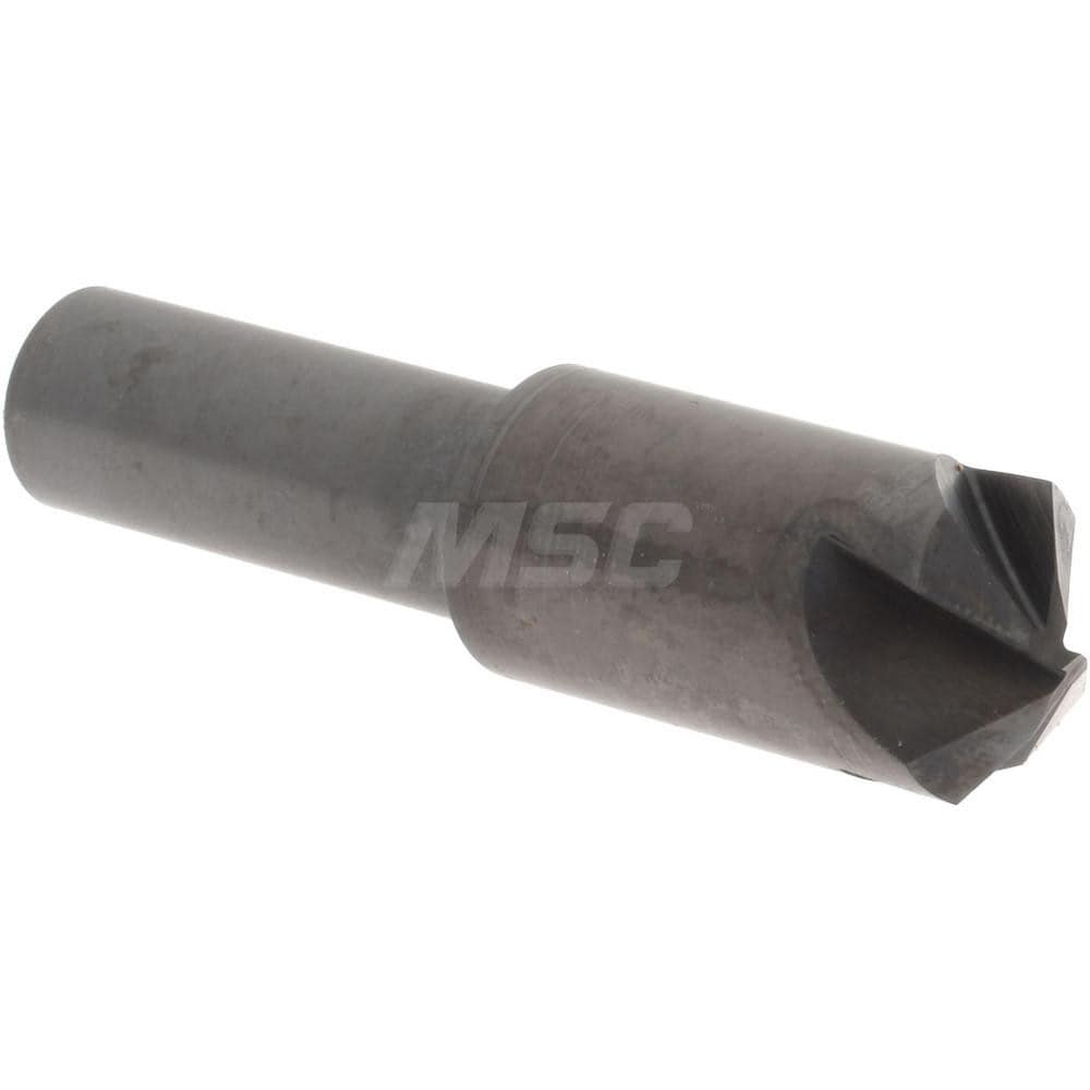 Hertel 18638 1/2" Head Diam, 3/8" Shank Diam, 4 Flute 120° High Speed Steel Countersink Image