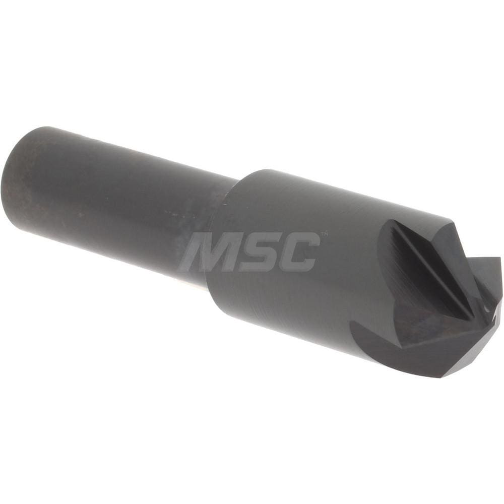 Hertel 18634 1/2" Head Diam, 3/8" Shank Diam, 4 Flute 100° High Speed Steel Countersink Image