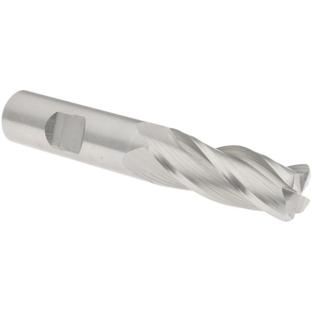 Hertel 15252 Corner Radius End Mill: 5/8" Dia, 1-5/8" LOC, 0.09" Radius, 4 Flutes, Cobalt Image