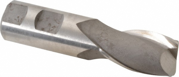 Corner Radius End Mill: 1" Dia, 1-5/8" LOC, 0.0300" Radius, 2 Flute, Cobalt