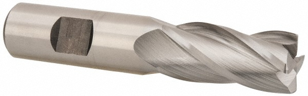 Hertel 15260 Corner Radius End Mill: 3/4" Dia, 1-5/8" LOC, 0.06" Radius, 4 Flutes, Cobalt Image