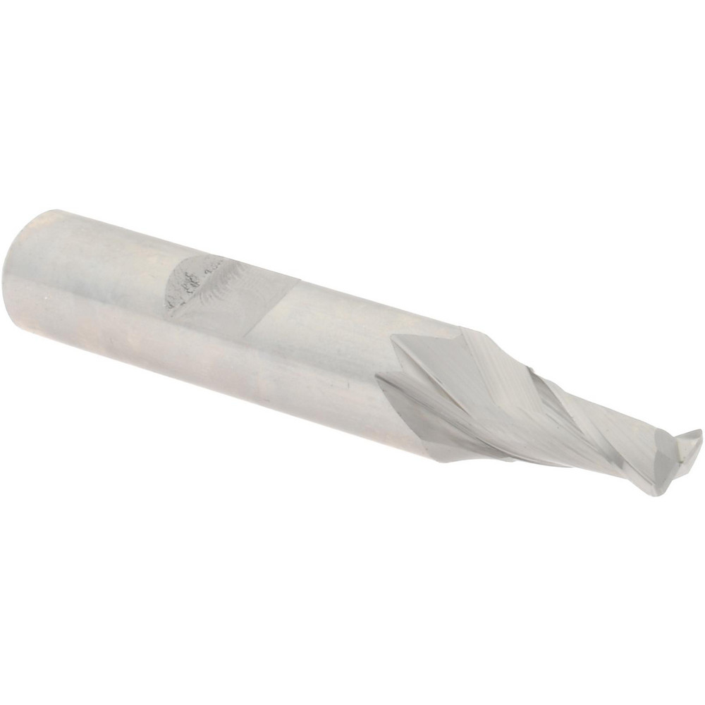 Hertel 15154 Corner Radius End Mill: 1/4" Dia, 1/2" LOC, 0.03" Radius, 2 Flutes, Cobalt Image