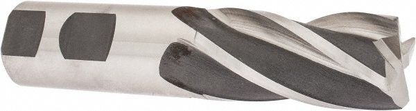 Hertel 15272 Corner Radius End Mill: 1" Dia, 2" LOC, 0.06" Radius, 4 Flutes, Cobalt Image
