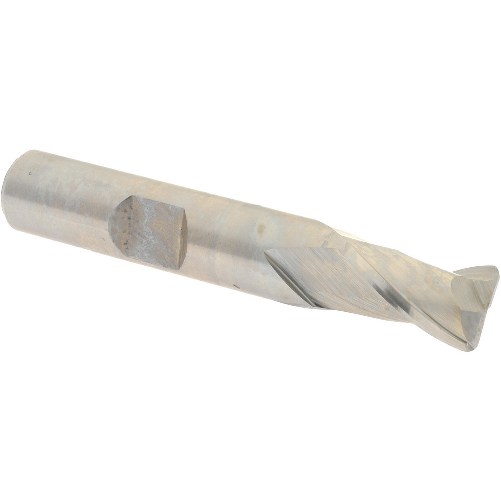 Hertel 15166 Corner Radius End Mill: 3/8" Dia, 9/16" LOC, 0.03" Radius, 2 Flutes, Cobalt Image