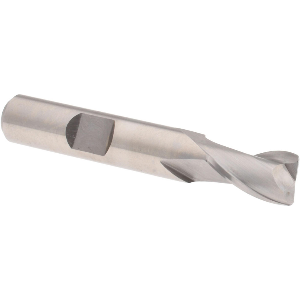 Hertel 15168 Corner Radius End Mill: 3/8" Dia, 9/16" LOC, 0.045" Radius, 2 Flutes, Cobalt Image