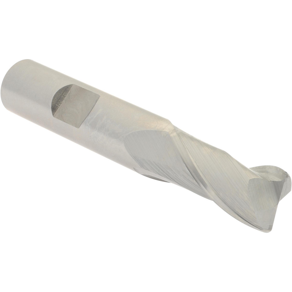 Hertel 15176 Corner Radius End Mill: 1/2" Dia, 1" LOC, 0.06" Radius, 2 Flutes, Cobalt Image