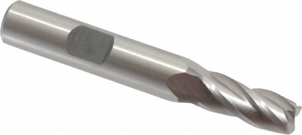 Hertel 15226 Corner Radius End Mill: 5/16" Dia, 3/4" LOC, 0.03" Radius, 4 Flutes, Cobalt Image