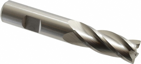 Hertel 15246 Corner Radius End Mill: 5/8" Dia, 1-5/8" LOC, 0.03" Radius, 4 Flutes, Cobalt Image