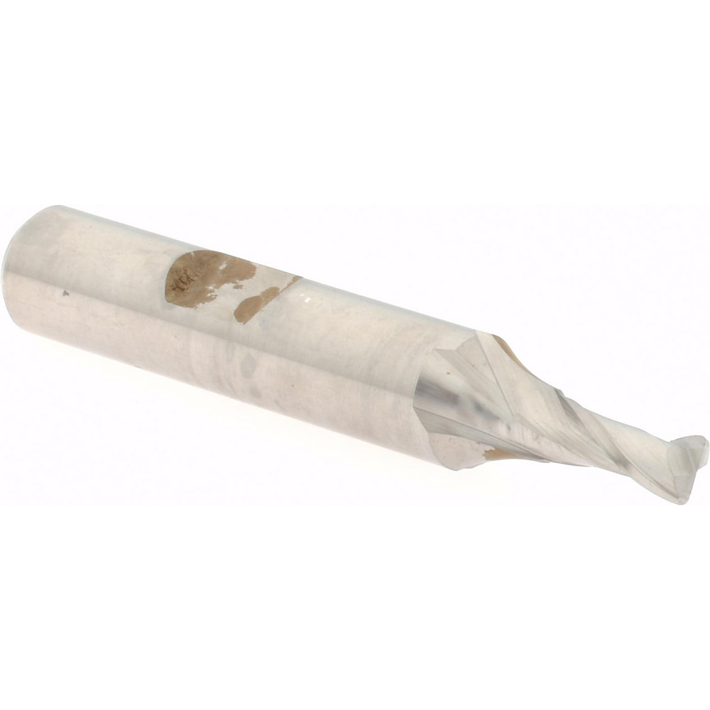 Hertel 15148 Corner Radius End Mill: 3/16" Dia, 7/16" LOC, 0.02" Radius, 2 Flutes, Cobalt Image