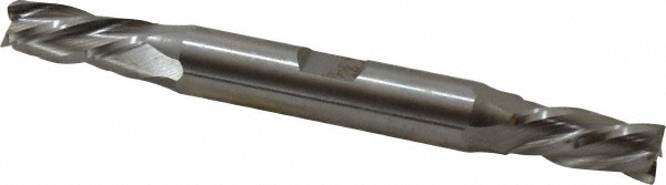 Hertel 12776 Square End Mill: 5/16 Dia, 3/4 LOC, 3/8 Shank Dia, 3-1/2 OAL, 4 Flutes, Cobalt Image