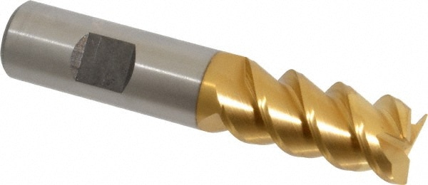 Hertel 25478 3/4" Diam 4-Flute 60° Powdered Metal Square Roughing & Finishing End Mill Image