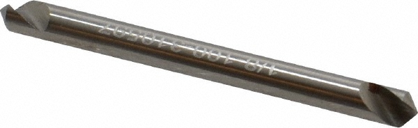 Hertel Countersink: 1/8" Head Dia, 100 deg Included Angle, 1 Flute, High-Speed Steel - 1/8" Shank Dia, 1-1/2" OAL, Bright (Polished) Finish