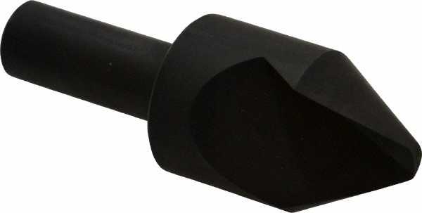 Hertel 18036 1" Head Diam, 1/2" Shank Diam, 1 Flute 60&deg; High Speed Steel Countersink Image