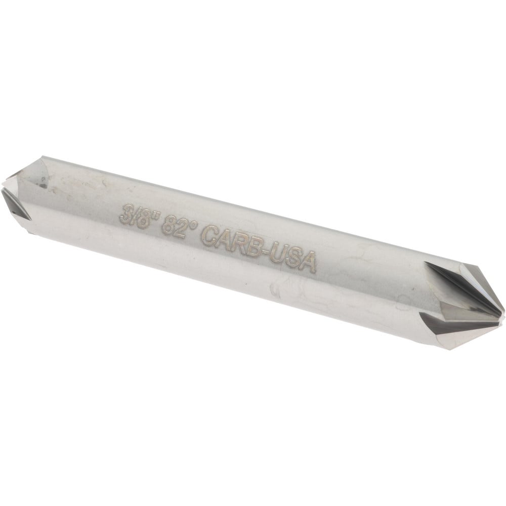 Hertel 336-205060 3/8" Head Diam, 3/8" Shank Diam, 6 Flute 82° Solid Carbide Countersink Image