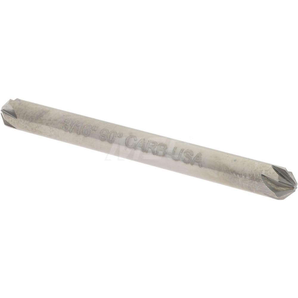 Hertel 336-202070 3/16" Head Diam, 3/16" Shank Diam, 6 Flute 90° Solid Carbide Countersink Image