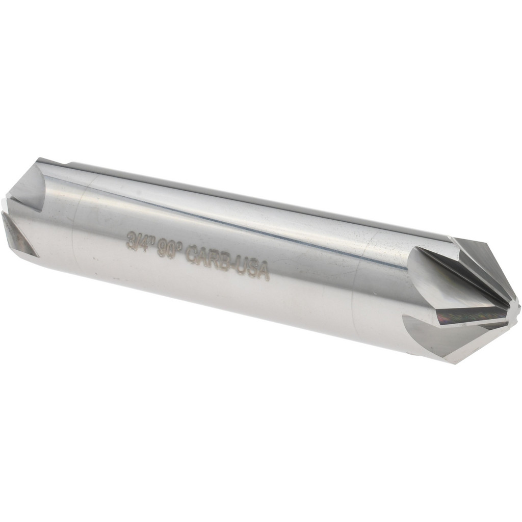 Hertel 336-208070 3/4" Head Diam, 3/4" Shank Diam, 6 Flute 90&deg; Solid Carbide Countersink Image