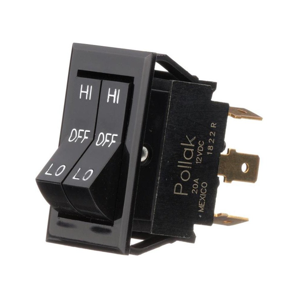 Pollak Rocker Switch Template Pollak - Automotive Switches: Switch Type: Rocker Switch; Number Of ...