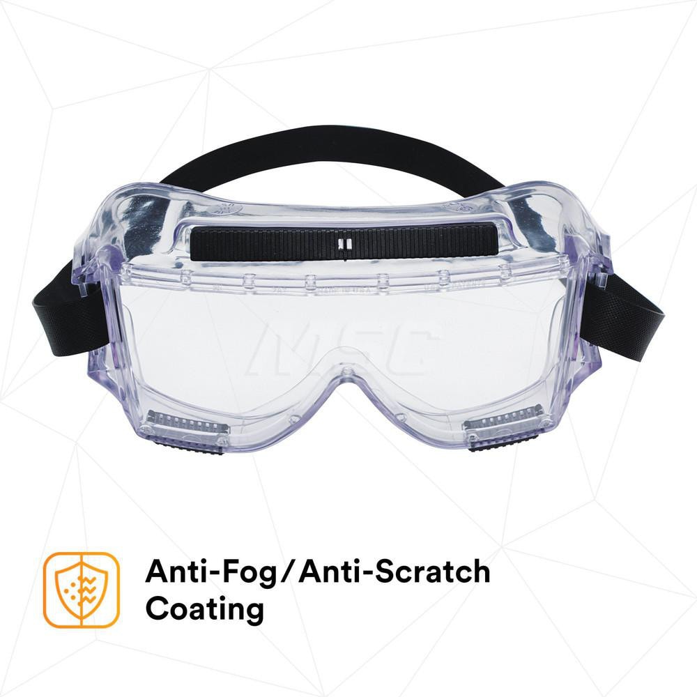 Safety Goggles: Chemical Splash, Clear Polycarbonate Lenses