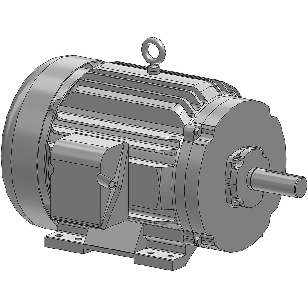 Baldor Reliance - Three Phase AC Motor: TEFC Enclosure | MSC Direct