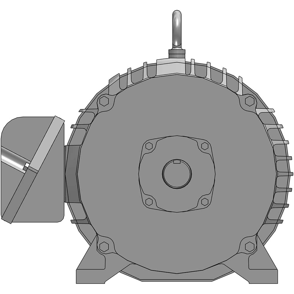 Baldor Reliance - Three Phase AC Motor: TEFC Enclosure | MSC Direct