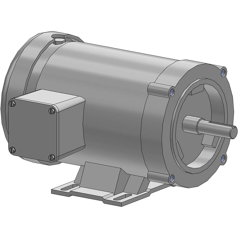 Three Phase AC Motor: TEFC Enclosure