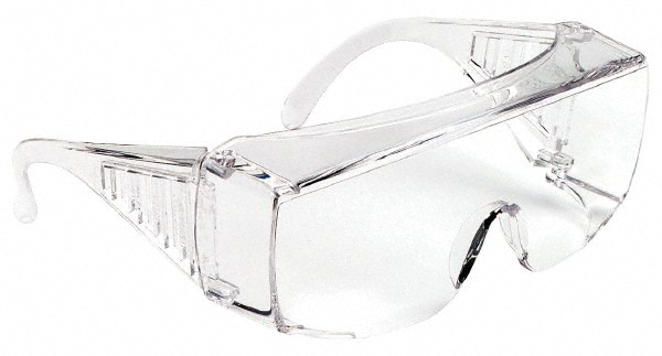 MCR Safety - Safety Glasses: Scratch-Resistant, Polycarbonate, Clear ...