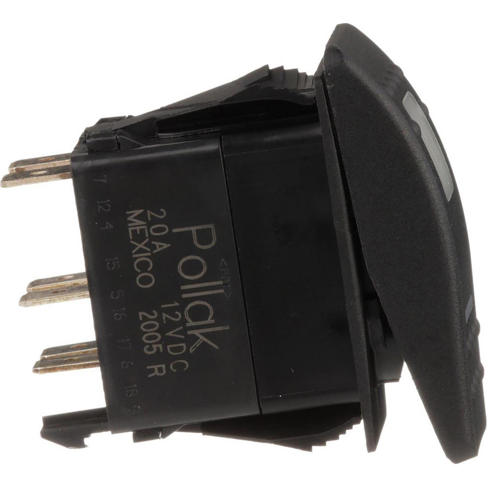 Pollak Rocker Switch Template Pollak - Automotive Switches: Switch Type: Rocker Switch; Number Of ...