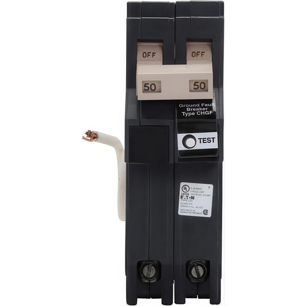 Eaton Cutler-Hammer 50A,2 POLE,120/240 GFCI CIRCUIT BREAKER | Part #CH250GFT