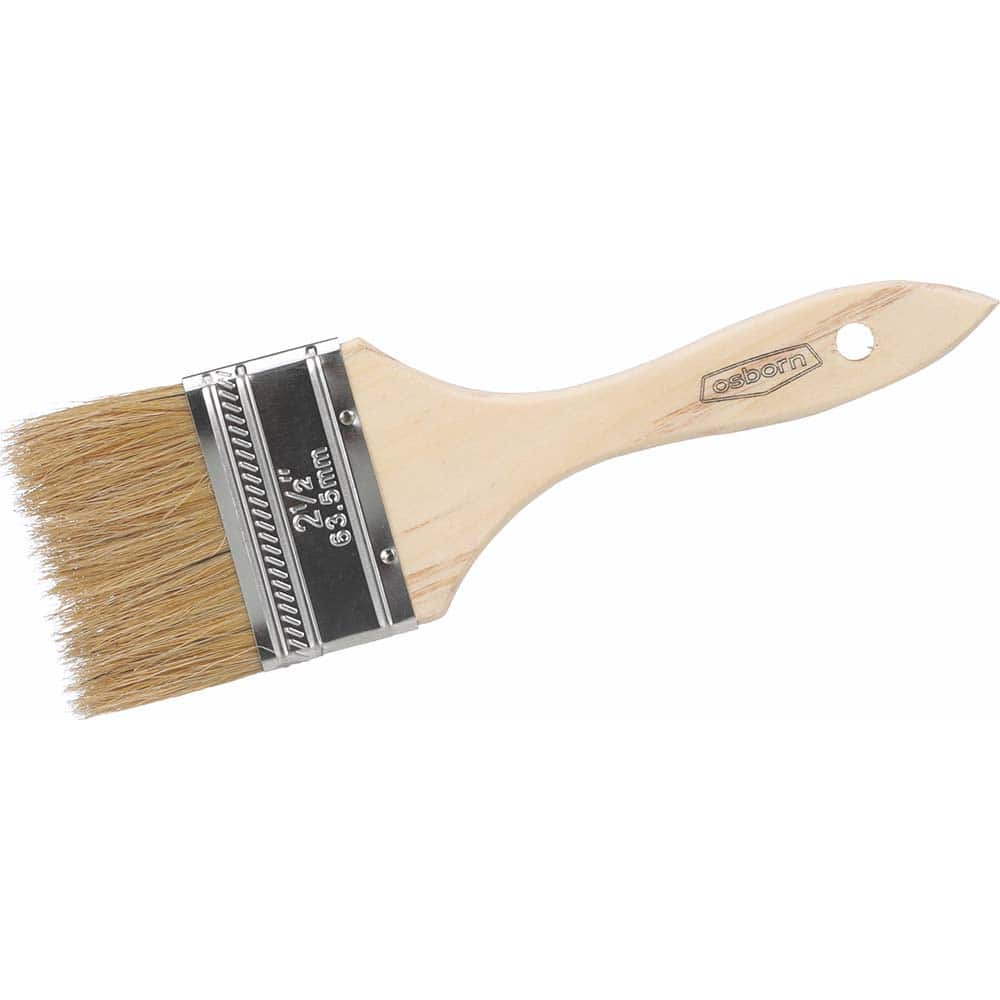 2 Pro Solutions 23120 White China Bristle Paint Brush, BeaverTail Handle