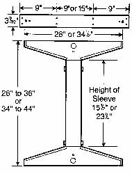 Workbench Leg: for Workstations
