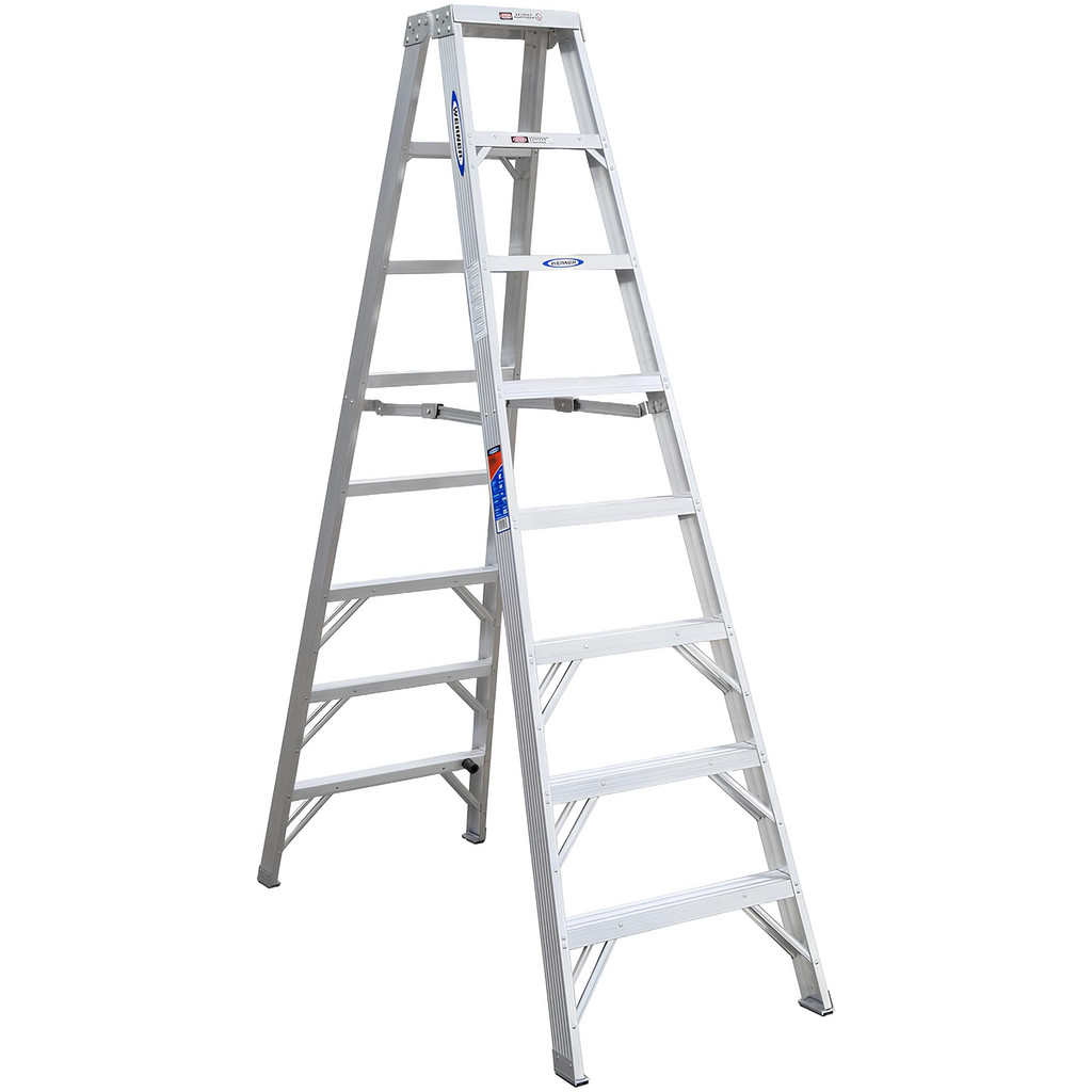 7step Ladder Werner - 7 Step Aluminum Foldable Step Ladder: Type IA 300 lb Capacity ...