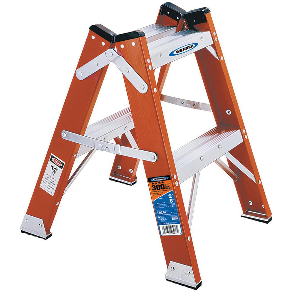 1-Step Fiberglass Step Ladder: Type IA, 2' High