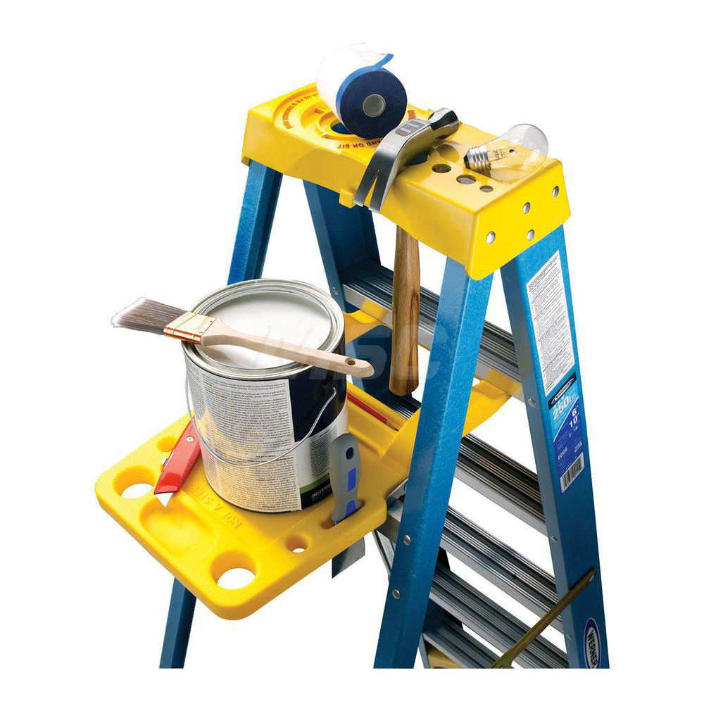 Werner Plastic Molded Pail Ladder Shelf MSC Direct