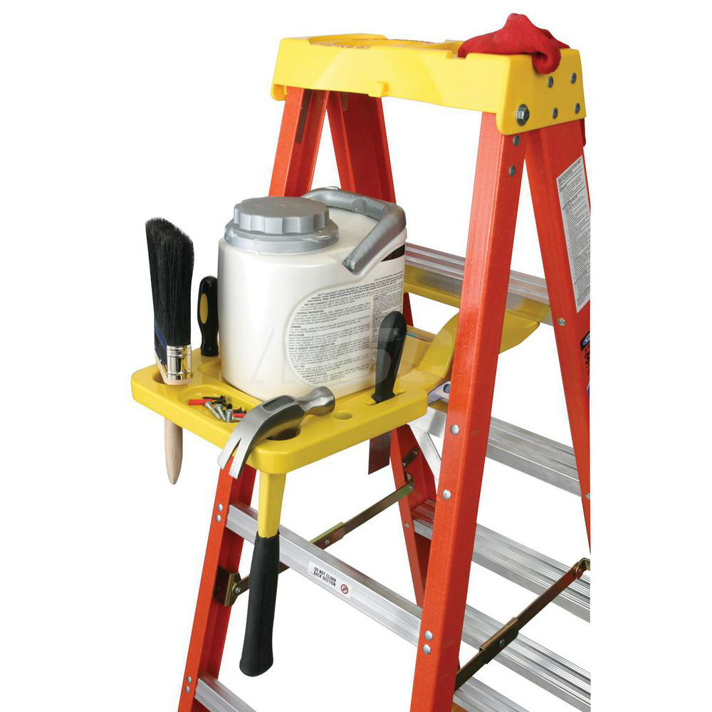 Werner Plastic Molded Pail Ladder Shelf MSC Direct
